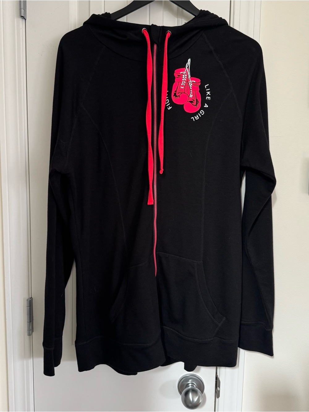 Torrid Black Active Pullover with Pink Logo - NWOT